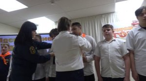 Посвящение в дружину юных пожарных