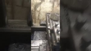 Как открутить планшйбу токарного станка 1м95