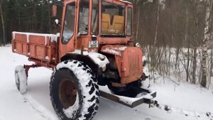 T-16 тест-драйв трактора