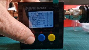 SURECOM SW-102 SWR POWER METER, POWER On & Restore to defaults
