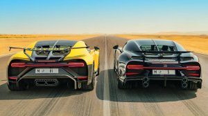 Кто победит в зазеде：Bugatti Chiron Super Sport против Pur Sport？carwow- Русская версия