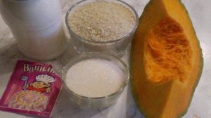 Рисовая молочная каша с тыквой