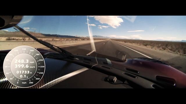 Koenigsegg Agera RS Nevada High Speed Run 0-400-0