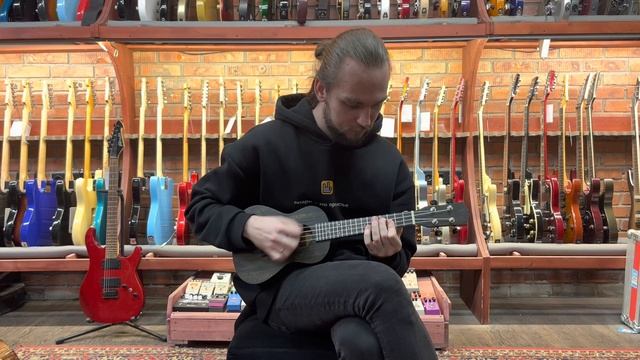 Обзор укулеле Shinobi G-24/WT с авторским рисунком | SKIFMUSIC.RU смотреть онлайн