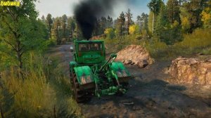 Трактор мультик игровой для мальчиков зелёный трактор К700 кировец. Трактора СССР.бибика про машинк