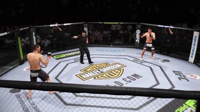EA Sports UFC Nick Diaz V.S Nate Diaz PS4 Gameplay