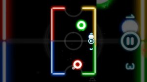 Играю в Glow Hockey #3
