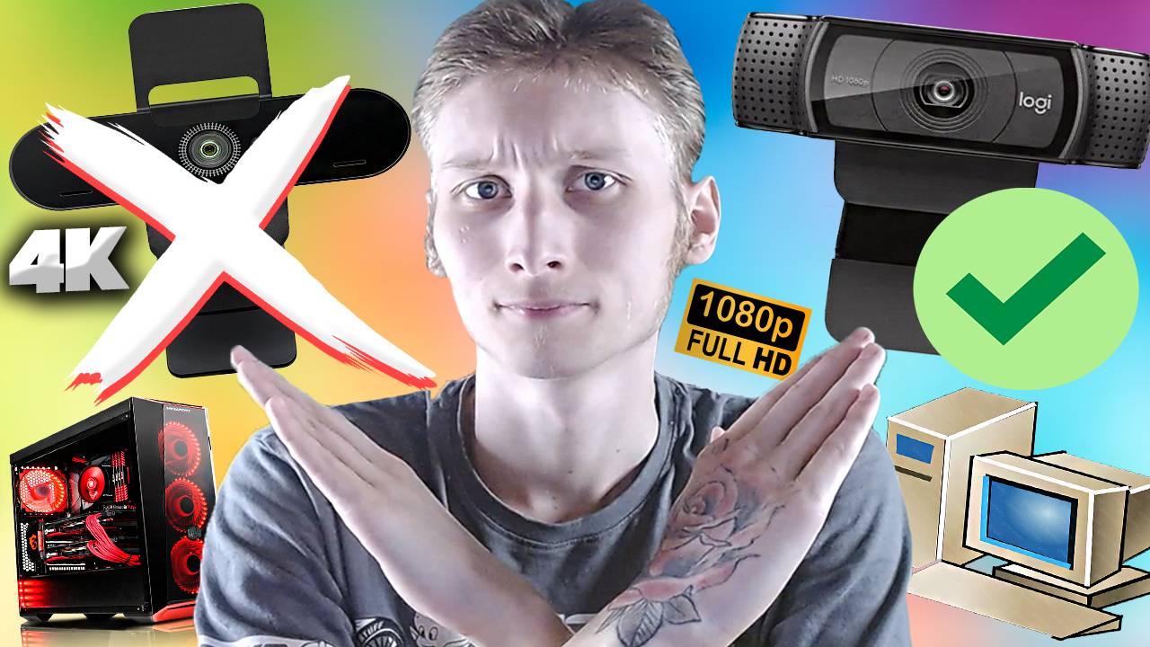 НЕ ПОКУПАЙ ВЕБКАМЕРУ,ПОКА НЕ ПОСМОТРИШЬ ЭТОТ РОЛИК!НЕ КЛИКБЕЙТ!САМАЯ ГЛАВНАЯ ОШИБКА ПРИ ВЫБОРЕ!