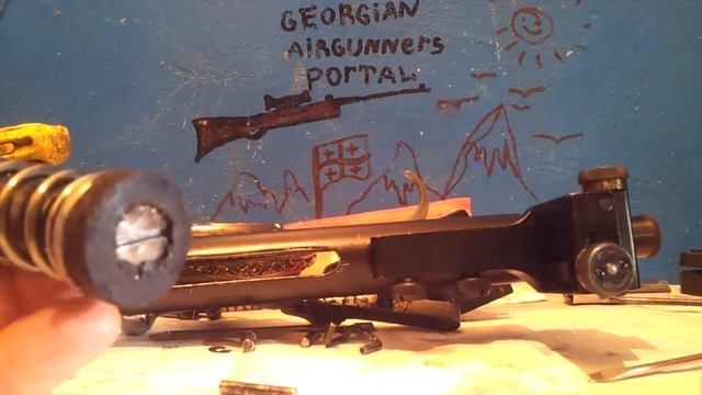 Luftgewehr Haenel 311 ( 3.112 ) утяжeлитель поршня+разборка и т.д.ВИДЕО ДЛЯ STEF