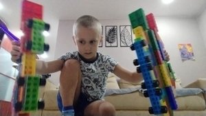 Бой танков из конструктора