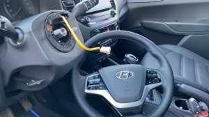 Hyundai Solaris 2. Перетяжка руля