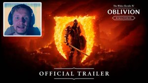 The Elder Scrolls IV: Oblivion Remastered - Официальный Трейлер реакция  на русском! Remake