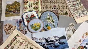 Мои Вышивальные Итоги 2022 года: готовые работы и броши.