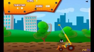 кран для сноса зданий мультик про кран