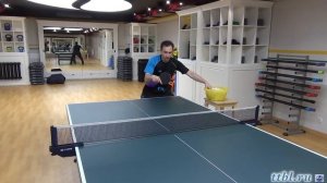 #Уроки настольного тенниса. Часть 93. Отработка наката слева (дополнение)