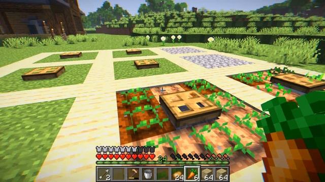 МАЙНКРАФТ ВЫЖИВАНИЕ #8 | ПОСТРОИЛ СТАРТОВЫЙ ОГОРОД / МАЙНКРАФТ 1.16 (MINECRAFT) смотреть онлайн