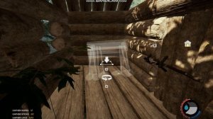 Играю в The Forest строю крышу