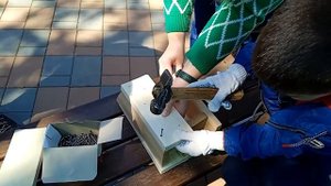 Мастерим синичник с детьми