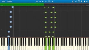 Антон Зацепин - Ниже ростом только Губин (на пианино Synthesia)