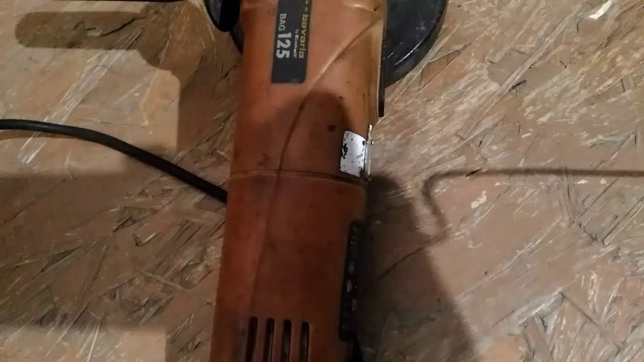 Замена щеток шлифмашинки.