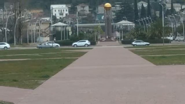 Абхазия. Гагринский пляж зимой! смотреть онлайн