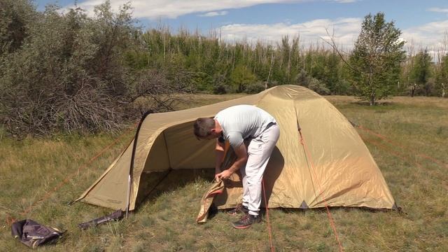 Моя новая палатка Trimm Trekking FOCUS 3+1 - обзор смотреть онлайн