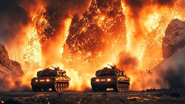 Living Fire - Hard Rock Music   Atmospheric AI Short Cinematic