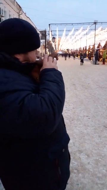 новогодняя Калуга | музыка на морозе смотреть онлайн