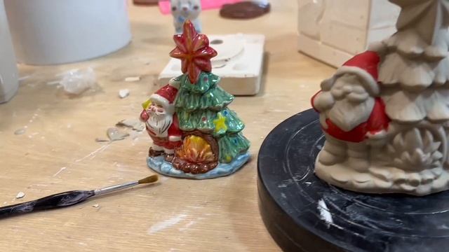 Изготовление Елочных Игрушек из фарфора | Мастер - Класс | Гончарная Мастерская - Сергуниных смотреть онлайн