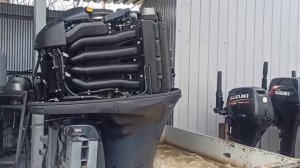 запуск лодочного мотора Yamaha F 350