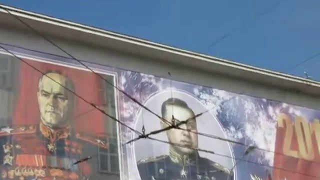 Калининград. Площадь Победы с Маршалами Победы