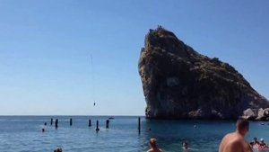 Крым Прыжок со скалы Дива