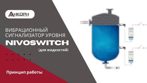 Вибрационный сигнализатор уровня для жидкостей NIVOSWITCH. Принцип работы