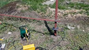 Строим забор из профлиста на сваях своими руками