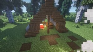 Как построить палатку в майнкрафте