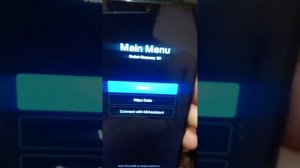 Redmi not 8 pro 8/128 не выходит из меню рекавери
