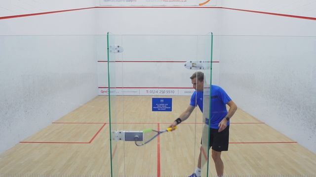 Squash tips: Solo drill with Nick Matthew - Drives down the middle line