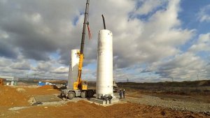 Монтаж емкостей Аметист-СПГ