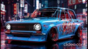 AI CAR #2
«Москвич 412 — Neo Tokyo × Soviet Steel»