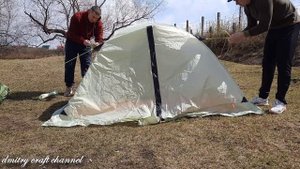 палатка "HEWOLF 1595 Plus" + самонадувающийся коврик  HEWOLF