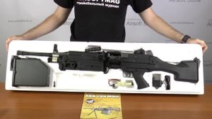 Обзор пулемёта (A&K) M249 MKII
