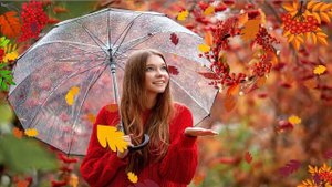 ФутажОсенний Индикатор Позитива❗Девушка-Осень♀️