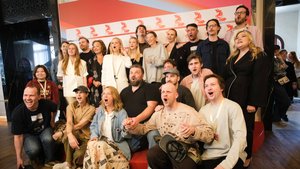 Александр Яценко, Марьяна Спивак и Александра Бабаскина на премьере фильма «Легенды наших предков»