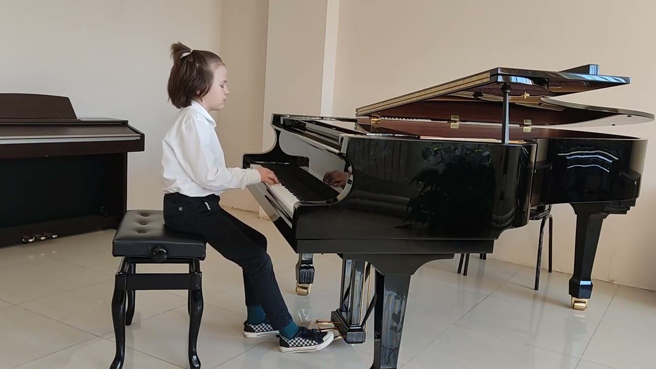 Райхман Артем 9 лет А.Колтунова Вариации на тему укр. нар. песни " Птичка над моим окошком" смотреть онлайн