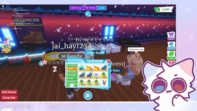 Tater Playing Adopt me || Roblox Stream || Giving away pets смотреть онлайн