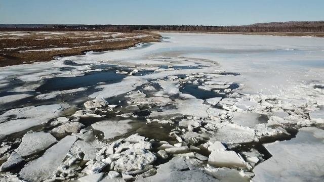 Аэромедитация:  Над ледоходом-6 (Above Melting Ice)