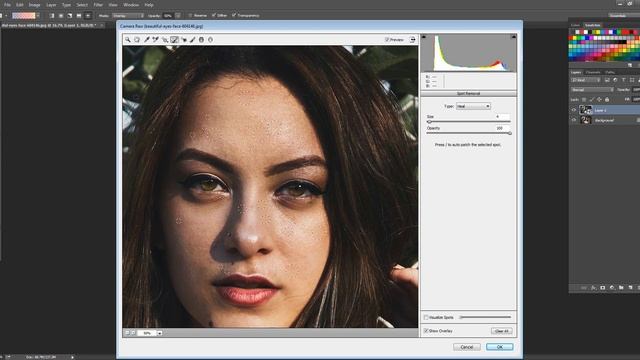 Skin Softening/Smoothing  & Cloning with Camera Raw Filter | Photoshop Tutorials | pKosh