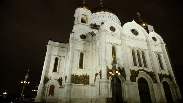 Архитектурно-художественное освещение Храма Христа Спасителя (Москва, 2023 год)