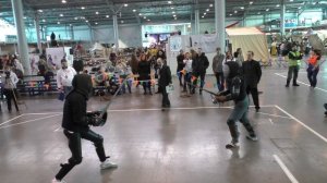 Фехтование #11: Бой по правилам HEMA. Меч-баклер. Рекон 2017.