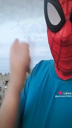 я был балкон человек паук